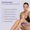 Résultats visibles après quelques séances d’épilation lumière pulsée avec FlashSmooth