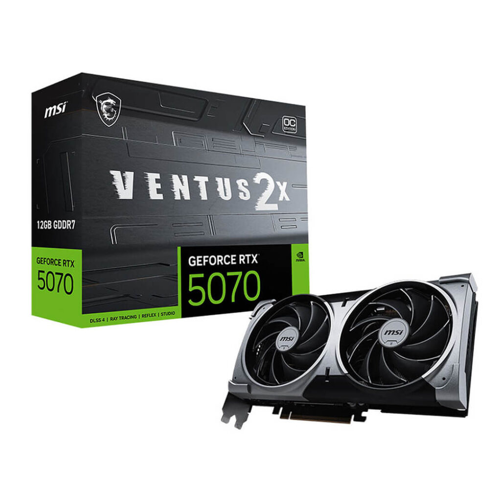 MSI GeForce RTX 5070 12G VENTUS 2X